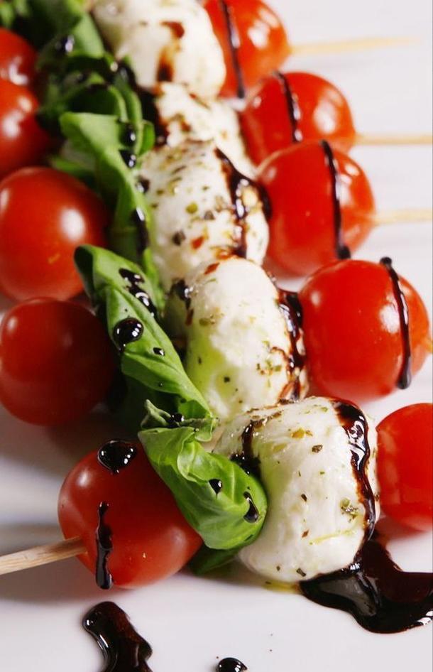 Канапе моцарелла - черри Канапе моцарелла - черри